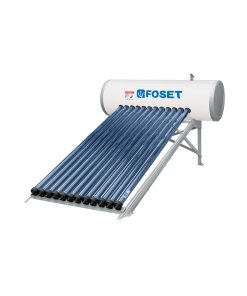 Calentador Solar HeatPipe, 12 Tubos, 150L, 4 Personas, Alta Eficiencia en Energía Solar, Foset clave 49965 - FOSET