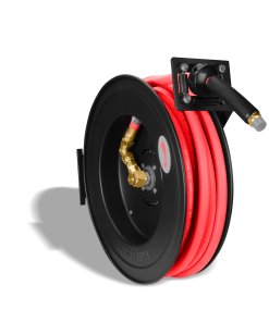 Carrete de acero con manguera, 1/4” sistema retráctil (15 mts) MIKELS CAM-3