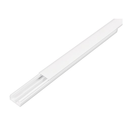 Canaleta VOLTECK de 2 vías 10 x 20 mm con división - Tecnología de organización dual para sistemas independientes que separa físicamente circuitos diferentes en un mismo trayecto (Clave 46283)