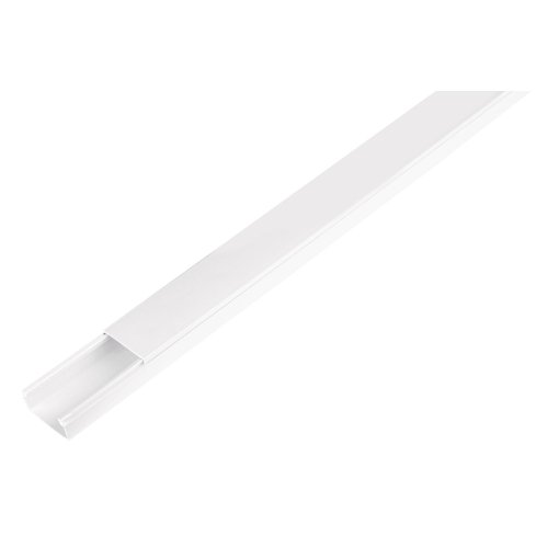 Canaleta VOLTECK de 1 vía 17 x 35 mm - Tecnología de conducción amplia para múltiples cables que permite organizaciones complejas manteniendo apariencia profesional (Clave 46282)