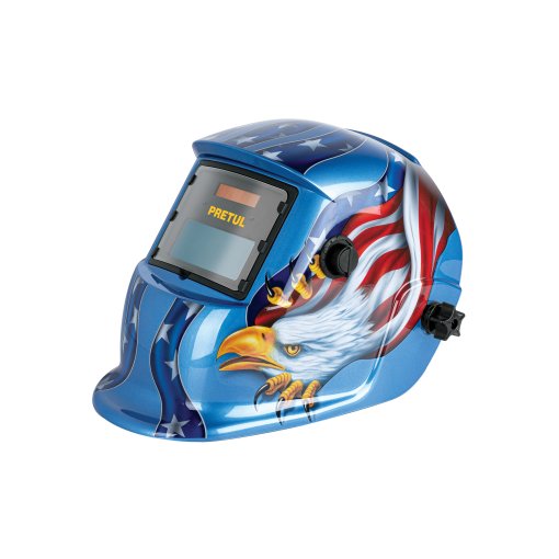 Careta Electrónica para Soldar, Águila, Sombra 9 a 13, Alta Protección para Soldadores Profesionales, Clave 29011, PRETUL