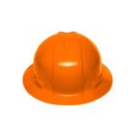 Casco de seguridad ala ancha, naranja, TRUPER