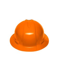 Casco TRUPER SeguridadPro Naranja - ALA ANCHA PROFESIONAL - Alta Visibilidad - Protección Garantizada - Resistencia Superior - Clave 10564