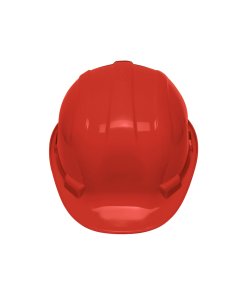 Casco de seguridad, ajuste de intervalos, color rojo, diseñado para trabajos de alto riesgo, PRETUL, clave 25044.
