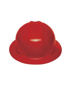Casco TRUPER SeguridadPro Rojo - ALA ANCHA PROFESIONAL - Máxima Protección - Visibilidad Alta - Resistencia Certificada - Clave 10573