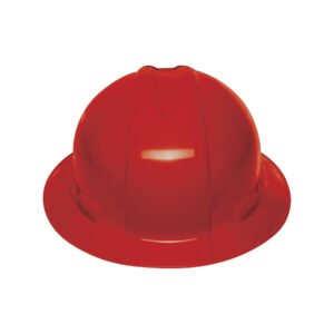 Casco de seguridad ala ancha, rojo, TRUPER