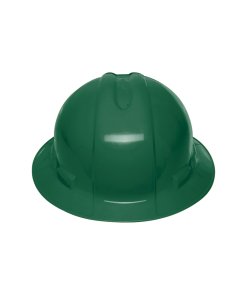 Casco TRUPER SeguridadPro Verde - ALA ANCHA PROFESIONAL - Protección Industrial - Alta Visibilidad - Resistencia a Impactos - Clave 10572
