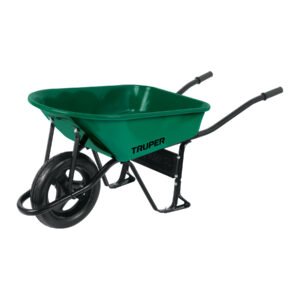 Carretilla 4.75 ft3 angosta, Imponchable, tubular, TRUPER