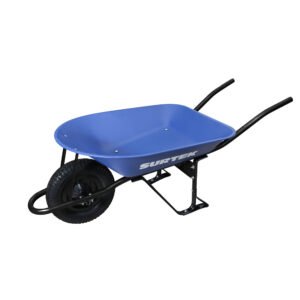 Carretilla reforzada con bastidor metálico 4 Ft3 llanta neumática de 2 capas Surtek CAT402