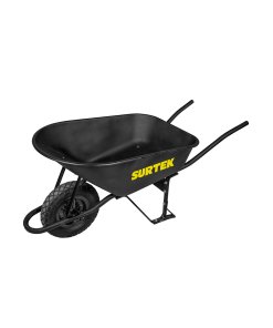 Carretilla reforzada con bastidor metálico 8 Ft3 llanta neumática reforzada Surtek CAT804