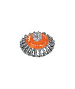 Carda TRUPER CónicaPro 4" - ALAMBRE TRENZADO MULTI-ROSCA - Compatibilidad Universal - Diseño Cónico Avanzado - Alta Versatilidad - Clave 14188