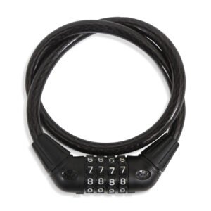 Cable candado de combinación 4 dígitos  (65 cms) MIKELS CB-65