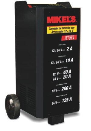 Cargador para baterías 12/24 V con arrancador MIKELS CBAP-1224