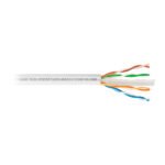 Metro de cable UTP CAT6, Bobina de 100m, blanco, VOLTECK