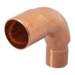Codo 90° reducción de cobre de 3/4' x 1/2', FOSET