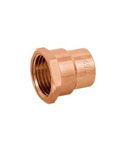 Conector de Cobre de Rosca Interior 1/2', Resistente y Duradero, Ideal para Conexiones de Tuberías de Cobre, Clave 47628, Foset Basic