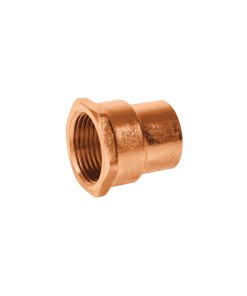 Conector de Cobre, Rosca Interior 3/4', Resistente y Duradero, Ideal para Conexiones de Tuberías de Cobre, Clave 49657, Foset