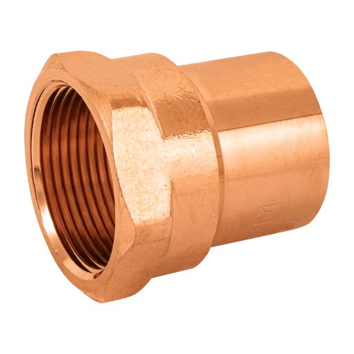 Conector de Cobre, Rosca Interior 1-1/4', Resistente y Duradero, Ideal para Conexiones de Tuberías de Cobre, Clave 48898, Foset