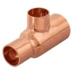 Tee reducida de cobre 3/4' x 1/2' x 1/2', FOSET