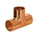 Tee sencilla de cobre 1', FOSET BASIC