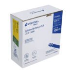 Rollo de 100 metros de cable THW CCA 10 AWG verde, BASIC