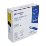 Rollo de 100 metros de cable THW CCA 8 AWG negro, BASIC