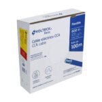Rollo de 100 metros de cable THW CCA 8 AWG rojo, BASIC