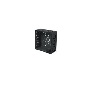 Caja cuadrada 4' x 4' plástica, VOLTECK