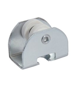 Juego de carretillas riel TT 2 baleros para clóset, galvanizada Lock CCLORT2