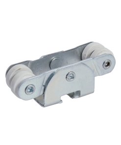 Juego de carretillas riel TT 4 baleros para clóset, galvanizada Lock CCLORT4