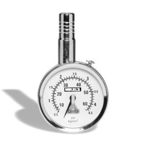 Calibrador de carátula profesional HD cromado rango (0-160 PSI) MIKELS CCP-60