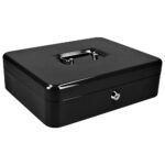 Caja metálica para dinero con charola removible 240 mm x 300 mm x 90 mm Lock CDI30
