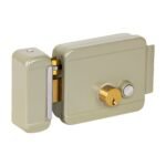 Cerradura electromecánica con botón, izquierda, HERMEX
