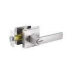 Cerradura manija 'Módena' p/baño, cromo mate, HERMEX