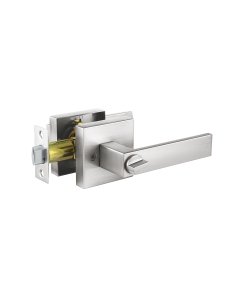 Cerradura Manija 'Módena' p/Baño, Cromo Mate, Cilindro Latón, Alta Durabilidad para Instalaciones Fuertes, Marca Hermex, Clave 45334