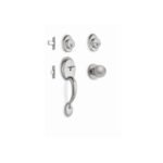 Jaladera y perilla, Berna llave-llave, cromo mate, BASIC