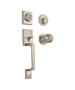 Jaladera y Perilla, Porto Llave-Mariposa, Níquel Satinado, Alta Funcionalidad y Estilo, Clave 44051, HERMEX