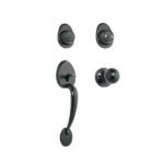 Jaladera/perilla, Lugo llave-llave, Negro, HERMEX