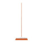 Cepillo para barrer cerda rígida de 40 cm, bastón de madera