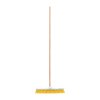 Cepillo Industrial Cerda Suave de 56 cm, Bastón de Madera, Alta Durabilidad para Limpieza General, Clave 57037, KLINTEK