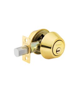 Cerrojo Llave-Llave Latón Brillante, Llave de Puntos, Alta Durabilidad para Instalaciones Fuertes, Marca Hermex, Clave 43592