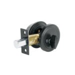 Cerrojo llave-mariposa, negro mate, llave tradicional, BASIC