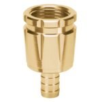 Conector 1/2' hembra robusto de aluminio, TRUPER