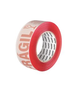Cinta TRUPER EmpaqueFrágil 150m - ANCHO 48mm ALTA RESISTENCIA - Mensaje "Frágil" Visible - Adhesión Superior - Uso Profesional - Clave 103041