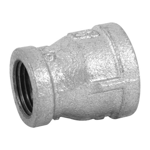 Reducción Campana de Acero Galvanizado de 3/4' x 1/2', Conexión de Alta Resistencia para Fontanería, FOSET Clave 47506