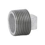 Tapón macho 1' de acero galvanizado, FOSET