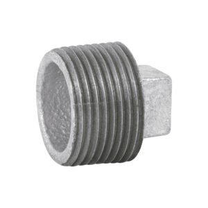 Tapón macho 1' de acero galvanizado, FOSET