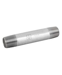 Niple de Acero Galvanizado 1/2' x 4', ideal para conexiones de plomería, clave 47518 - FOSET