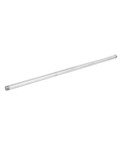 Niple de Acero Galvanizado 1/2' x 30', resistente para conexiones de agua, clave 47524 - FOSET