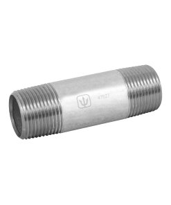 Niple de Acero Galvanizado 3/4' x 3', ideal para conexiones de plomería, clave 47527 - FOSET